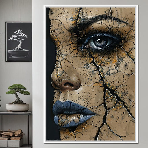 Shattered Solace Echoes Canvas Print