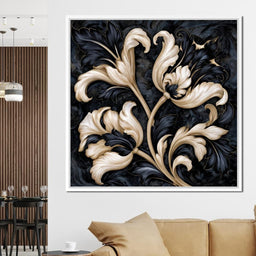 Ivory Baroque Bloom - TooplesArt - NicheCanvas