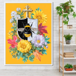 Golden Honey Monarch Bouquet - NicheCanvas