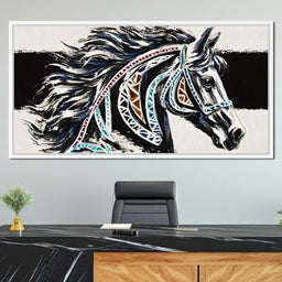 Majestic Stallion Tapestry - Alicia Smith - NicheCanvas