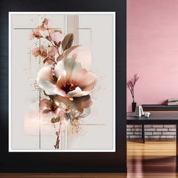 Delicate Petals Radiant Calm - NicheCanvas