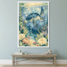 Silent Passage Through The Deep Sea - NicheCanvas