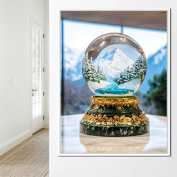 Winter Wonderland Globe Enchantment - NicheCanvas