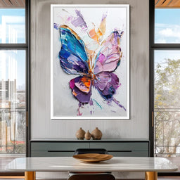 Iridescent Butterfly Euphoria - NicheCanvas