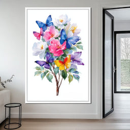 Butterfly Garden Bouquet Sale - NicheCanvas