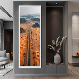 Desert Highway Serenity - NicheCanvas