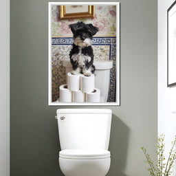 Puppy King of Soft Thrones - NicheCanvas