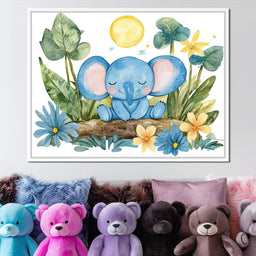 Elephant Dreams in Bloom - NicheCanvas