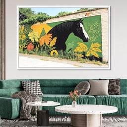 Street Art - Equestrian Elegance - NicheCanvas