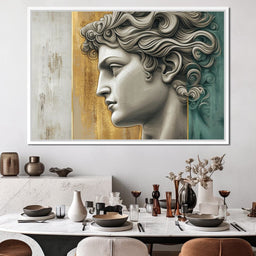 Gilded Classical Profile - Wildrose Creations - NicheCanvas