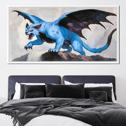 Majestic Winged Guardian - NicheCanvas