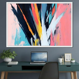 Abstract Dynamic Color Burst - NicheCanvas
