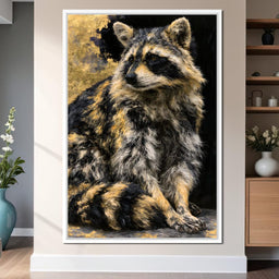 Midnight Bandit of Gilded Shadows - NicheCanvas