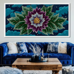 Celestial Nightflower Dream - NicheCanvas