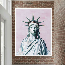 Liberty Crown Pastel Sky - NicheCanvas