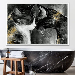 Gentle Connection Of Midnight Souls - NicheCanvas
