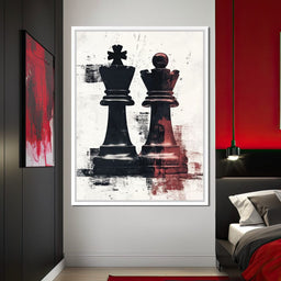 Chess Kings Encounter Majesty - NicheCanvas
