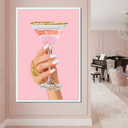 Chic Martini Luxury Toast - NicheCanvas