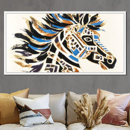 Majestic Equine Mosaic Dance - Alicia Smith - NicheCanvas