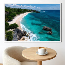 Ocean's Embrace Tranquility - NicheCanvas
