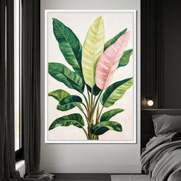 Tropical Leaf Symphony - NicheCanvas