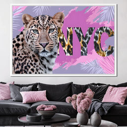 Leopard Queen NYC Neon Rush - NicheCanvas