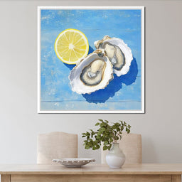Seaside Citrus Oysters Delight - NicheCanvas