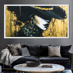 Golden Midnight Femme Shadow - NicheCanvas