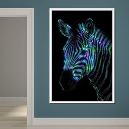 Cosmic Zebra - TooplesArt - NicheCanvas
