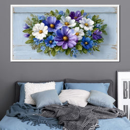 Lavender Meadow Flower Cascade - NicheCanvas