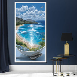 Tropical Ocean Bliss Bowl - NicheCanvas