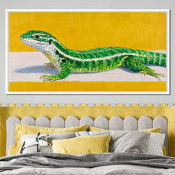 Emerald Lizard Gleam - NicheCanvas