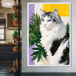 Maine Coon Violet Eye Majesty - NicheCanvas