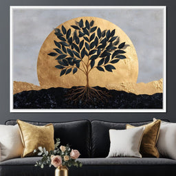 Golden Tree of Tranquility - NicheCanvas