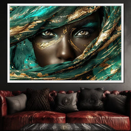 Emerald Gaze Gold Essence - NicheCanvas