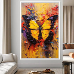 Colorburst Moths - NicheCanvas