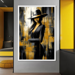 Golden Allure of Mystery - NicheCanvas