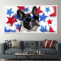 Stellar Patriotic Pawtrait - NicheCanvas