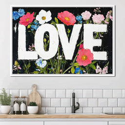 Floral Harmony Embrace - NicheCanvas