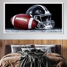 Gridiron Glory Under Night Lights - NicheCanvas