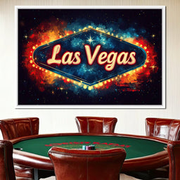 Las Vegas Neon Stardust - NicheCanvas
