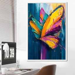 Vibrant Wings of Fantasy - NicheCanvas