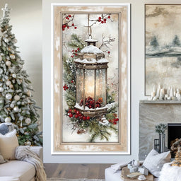 Lantern Glow Winter Enchantment - NicheCanvas