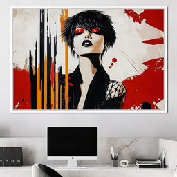 Fierce Visionary Portrait - NicheCanvas