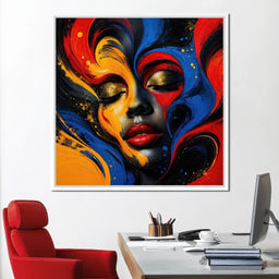The Face Becomes Emotion - TooplesArt - NicheCanvas