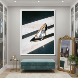 Silver Stiletto Radiant Noon - NicheCanvas
