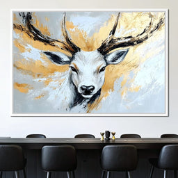 Majestic Stag Radiance - NicheCanvas