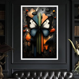 Butterfly Dreamscape Fusion - NicheCanvas