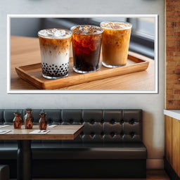 Trio of Iced Cafe Delights - NicheCanvas