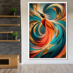 Gilded Flight Of The Radiant Plume - NicheCanvas